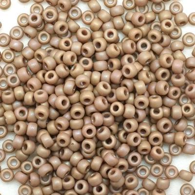 8-94694 Frost Opaque Glaze Rainbow Lavender 8/0 Round Seed Beads Tube - Goody Beads