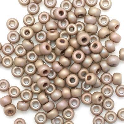 6-94694 Frost Opaque Glaze Rainbow Lavender 6/0 Round Seed Beads Tube - Goody Beads