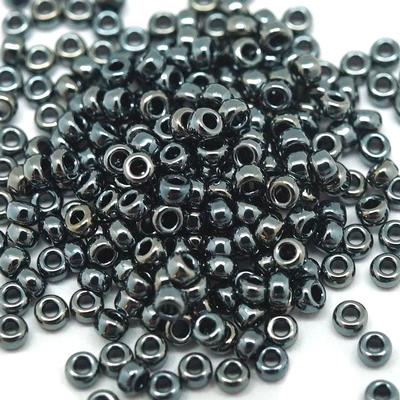 15-9451 Gunmetal Miyuki Seed Beads Tube - Goody Beads