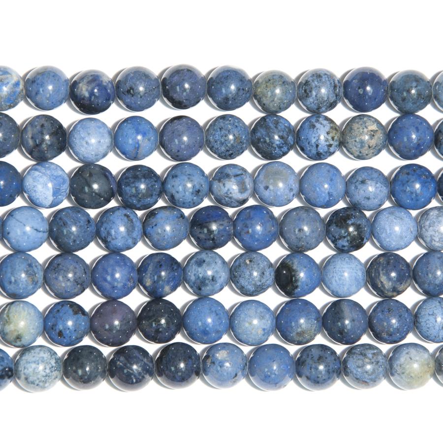 Sunset Dumortierite 10mm Round 15-16 Inch