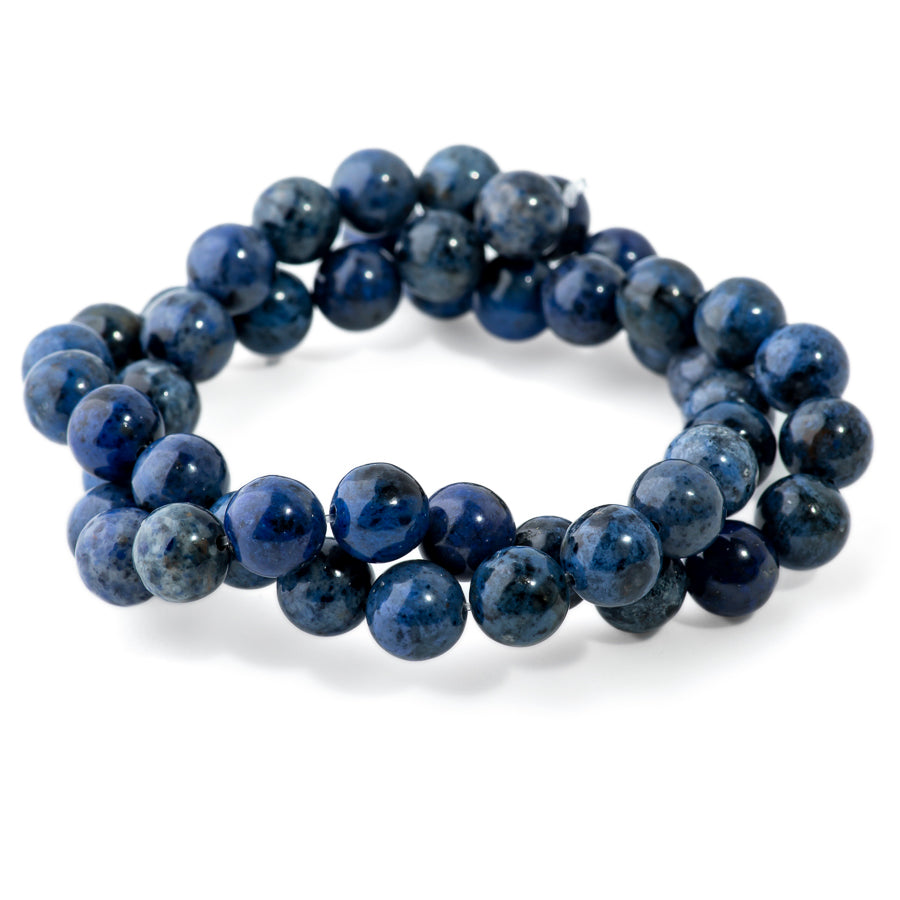 Sunset Dumortierite 8mm Round A Grade - 15-16 Inch