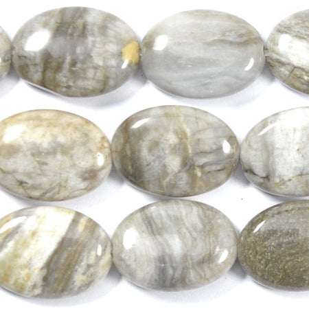 Silver Leaf Jasper 13x18 Oval