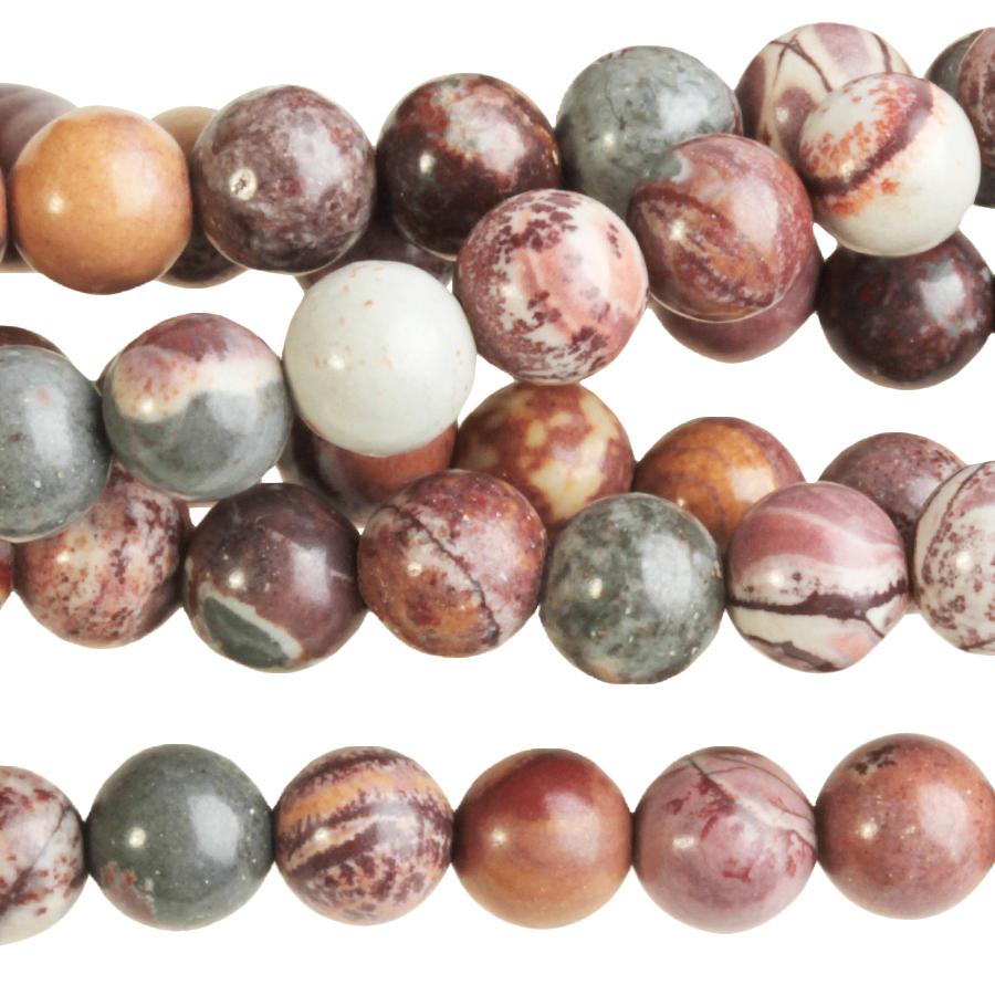 Sonora Jasper 6mm Round 15-16 Inch