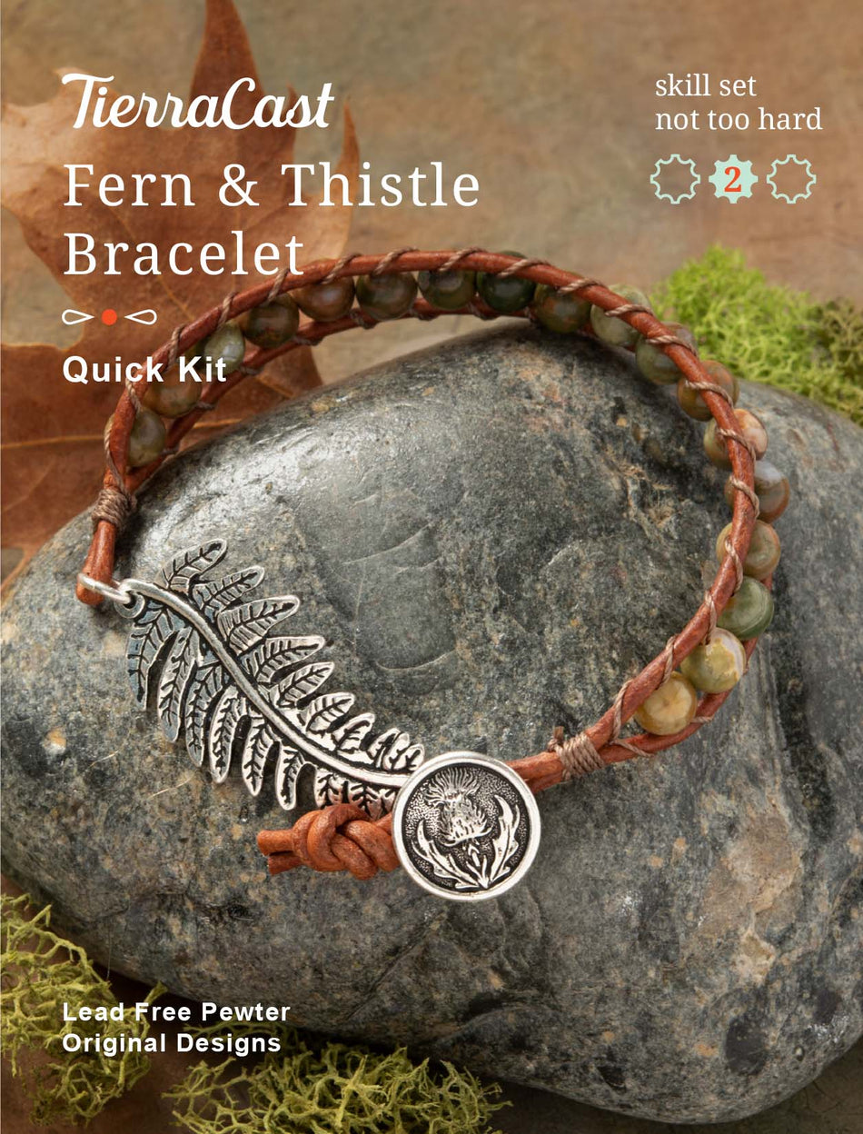 Fern & Thistle Bracelet Kit By TierrsCast - Goody Beads