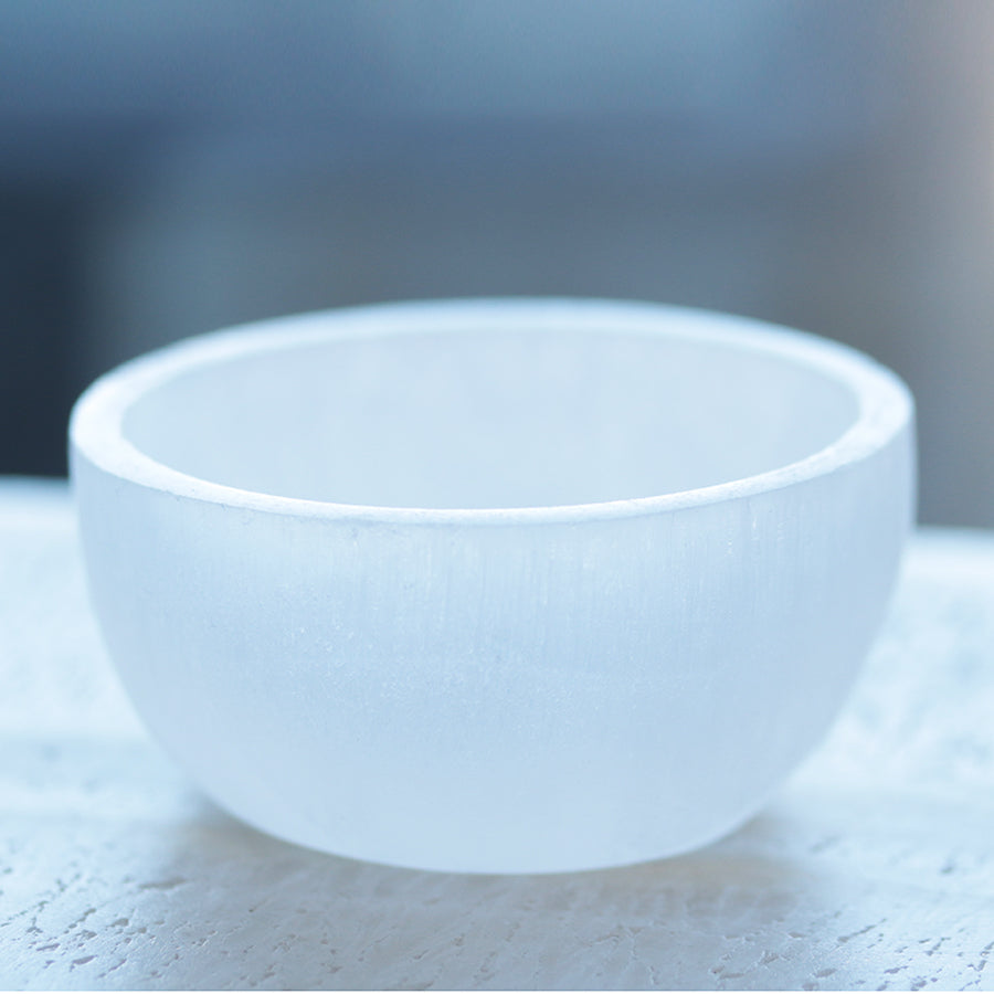 Selenite 100mm Charging Bowl- Limited Editions - Goody Beads