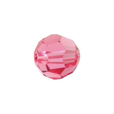 PRESTIGE 8mm Round Crystal Beads Rose Style #5000 - Goody Beads