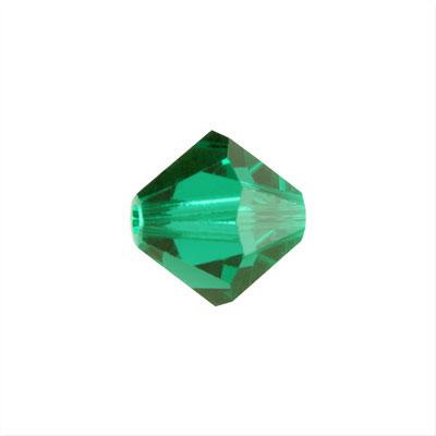 PRESTIGE 8mm Bicone Crystal Beads Emerald Style #5328 - Goody Beads