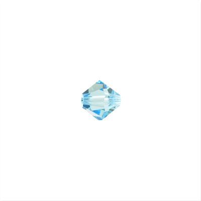 PRESTIGE 4mm Bicone Crystal Beads Aquamarine Style #5328 - Goody Beads