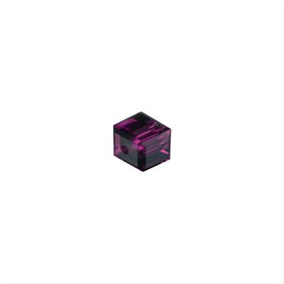 PRESTIGE 4mm Cube Amethyst Style #5601 - Goody Beads