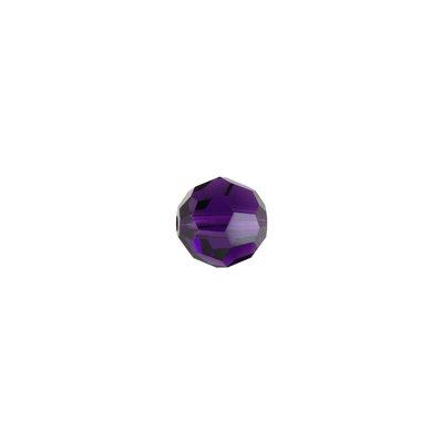 PRESTIGE 4mm Round Crystal Beads Purple Velvet Style #5000 - Goody Beads