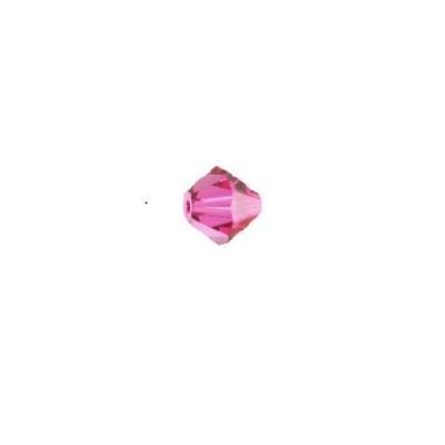 PRESTIGE 3mm Bicone Crystal Beads Fuchsia Style #5328 - Goody Beads