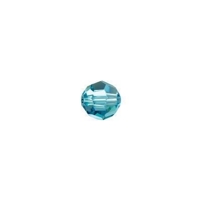 PRESTIGE 4mm Round Crystal Light Turquoise Style #5000 - Goody Beads