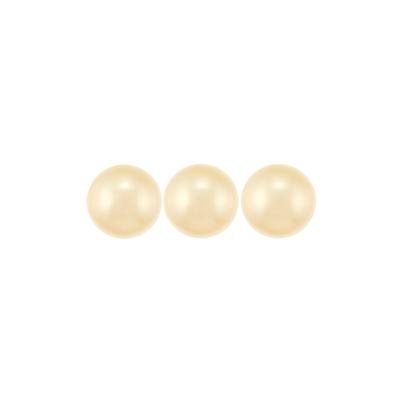 PRESTIGE 8mm Crystal Light Gold Pearl - Style 5810 - Goody Beads