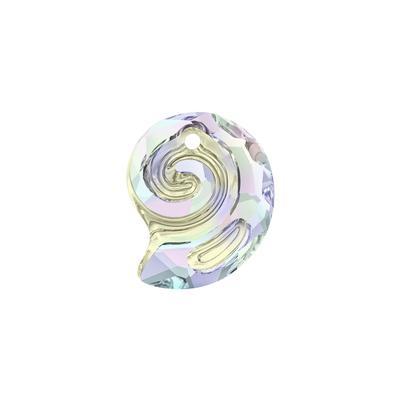 PRESTIGE Crystal 14mm Crystal AB Sea Snail Pendant - Style 6731 - Goody Beads