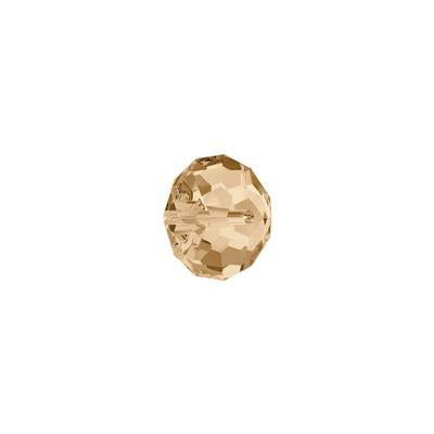 PRESTIGE Crystal 6mm Crystal Golden Shadow Briolette Bead - Style 5040 - Goody Beads