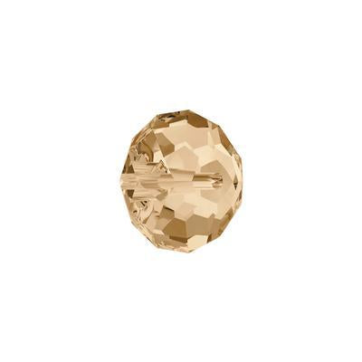 PRESTIGE Crystal 8mm Crystal Golden Shadow Briolette Bead - Style 5040 - Goody Beads