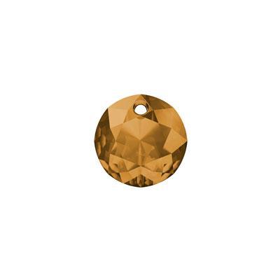 PRESTIGE 8mm Topaz Classic Cut Crystal Pendant - Style 6430 - Goody Beads