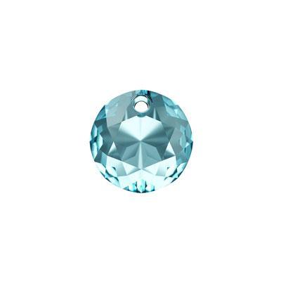 PRESTIGE 10mm Aqua Classic Cut Crystal Pendant - Style 6430 - Goody Beads