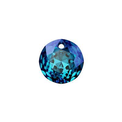 PRESTIGE 10mm Crystal Bermuda Blue Classic Cut Crystal Pendant - Style 6430 - Goody Beads