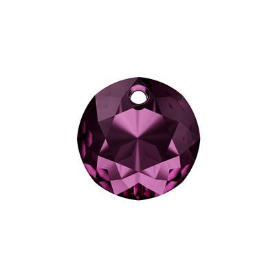 PRESTIGE 14mm Amethyst Classic Cut Crystal Pendant - Style 6430 - Goody Beads