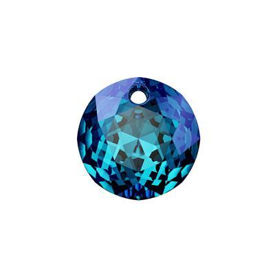 PRESTIGE 14mm Crystal Bermuda Blue Classic Cut Crystal Pendant - Style 6430 - Goody Beads