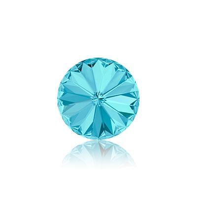 PRESTIGE 14mm Aquamarine Rivoli Crystal Style #1122 - Goody Beads