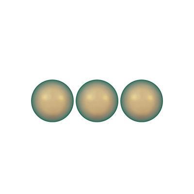 PRESTIGE 8mm Crystal Iridescent Green Pearl - Goody Beads