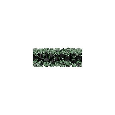 PRESTIGE 15mm Erinite Fine Rocks Tube Crystal Beads Style #5951 - Goody Beads