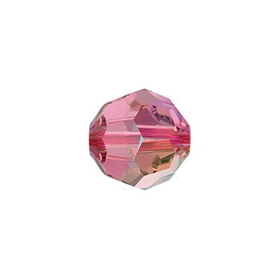 PRESTIGE 8mm Rose Shimmer Round Crystal Beads Style #5000 - Goody Beads