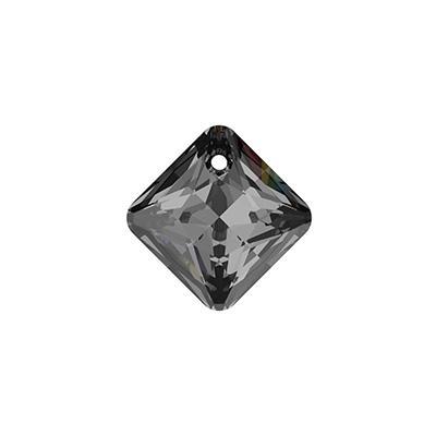 PRESTIGE 11.5mm Crystal Silver Night Princess Cut Crystal Pendant - Style 6431 - Goody Beads