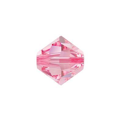 PRESTIGE 8mm Light Rose Bicone Crystal Beads - Style #5328 - Goody Beads