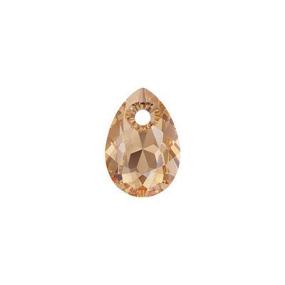 PRESTIGE crystal 9mm Light Colorado Topaz Pear Cut Pendant - Style 6433 - Goody Beads