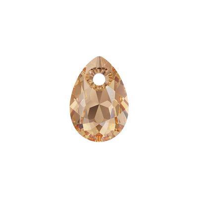 PRESTIGE crystal 11.5mm Light Colorado Topaz Pear Cut Pendant - Style 6433 - Goody Beads