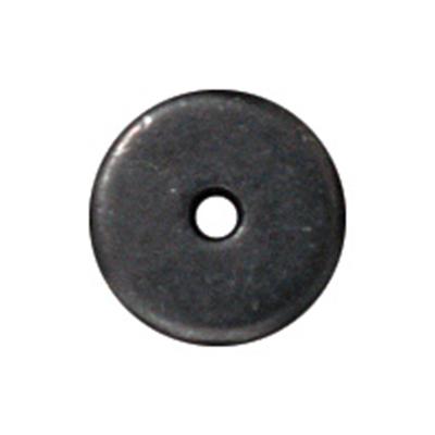 8mm Black Plated Heishi Disk Bead by TierraCast - Goody Beads