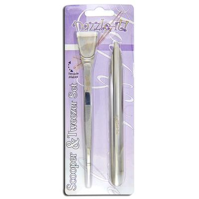 Dazzle-It Scooper & Tweezer Set - Goody Beads