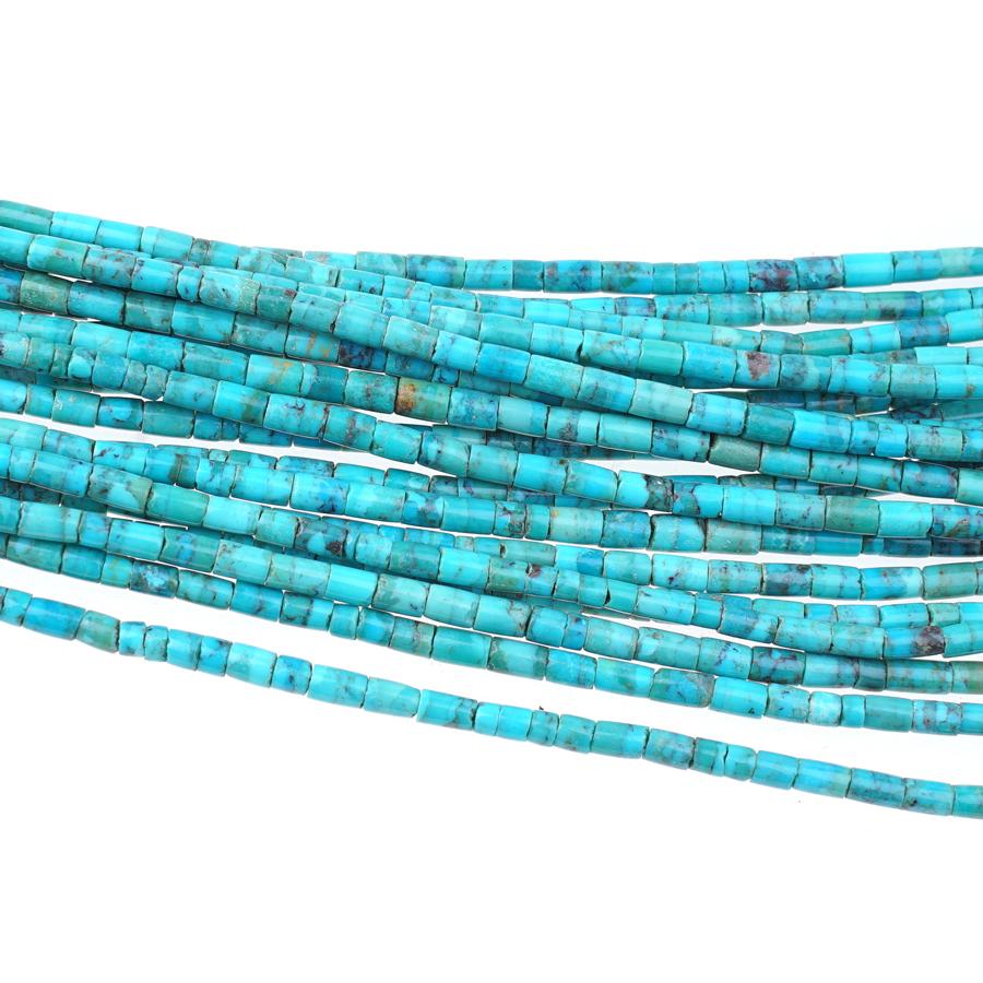 Natural Hubei Turquoise 3.5mm Heshi 15-16 Inch