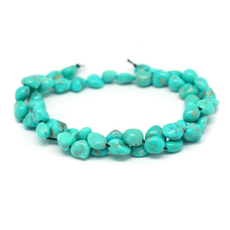 Campitos Turquoise 12-13mm Nugget - 15-16 Inch