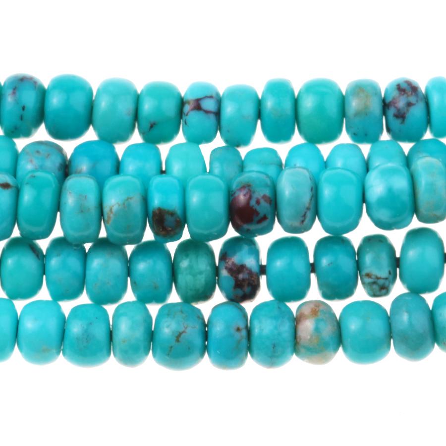 Campitos Turquoise 3-4mm Rondelle 15-16 Inch