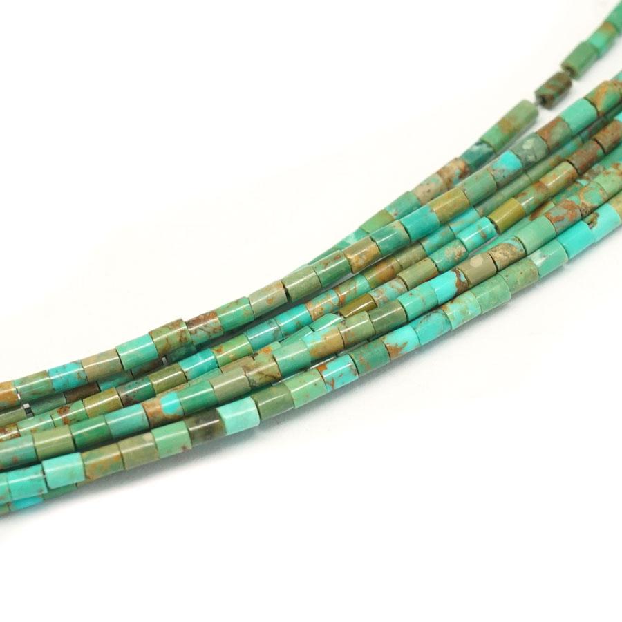 Elisa Turquoise 2-3mm Heishi - 15-16 Inch