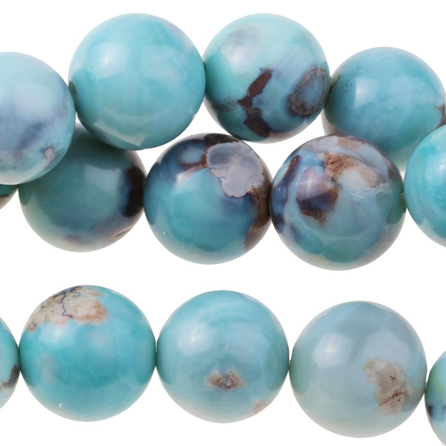 Terra Agate 12mm Round 15-16 Inch