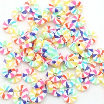 4mm Vinyl/Vulcanite Heishi Beads – Mixed Colors (Candy)