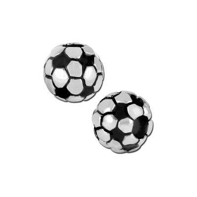 Petite Soccer Ball Bead - Interchangeable - Goody Beads