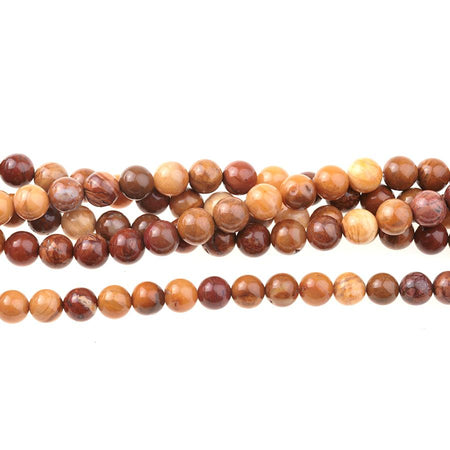 Yellow Jasper 8mm Round 15-16 Inch