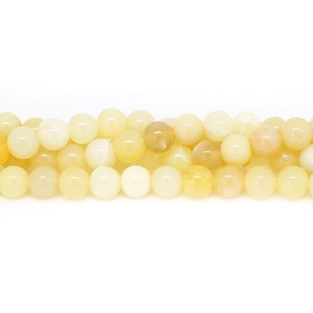 Yellow Opal A 6mm Round - 15-16"