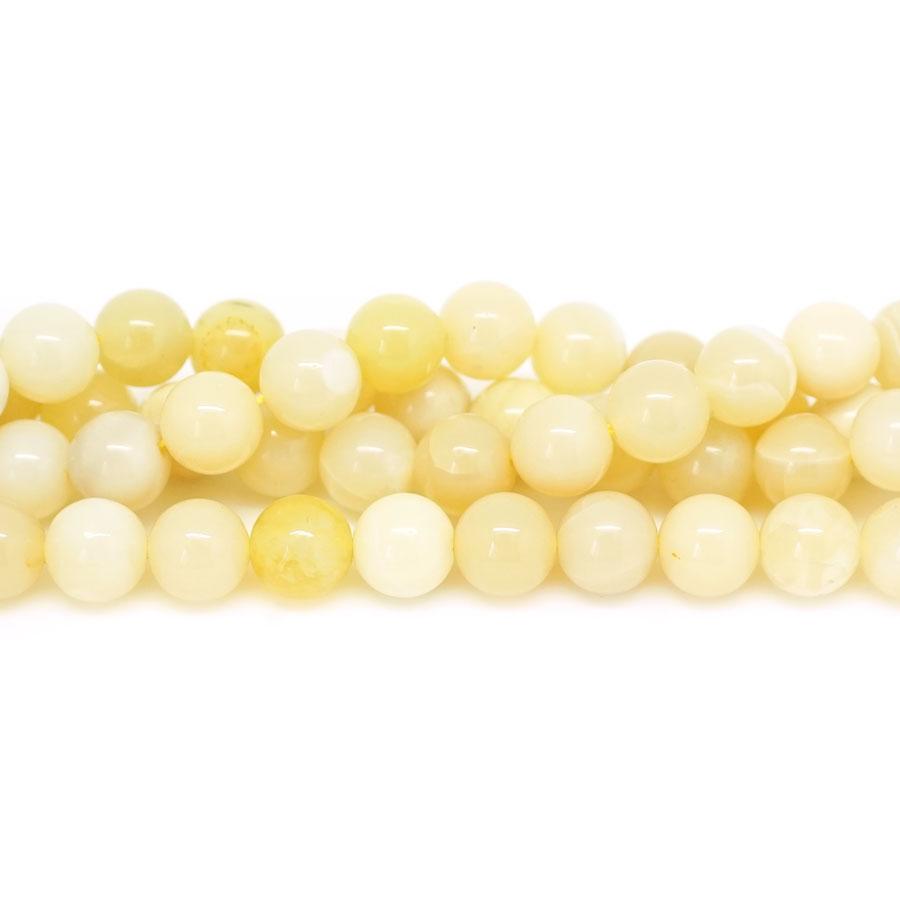 Yellow Opal A 8mm Round - 15-16"