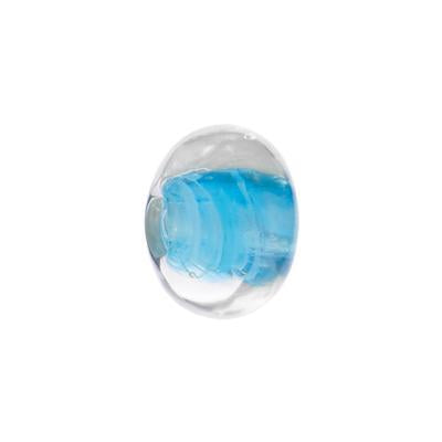 14mm Blue Round Glass Beads - Goody Beads