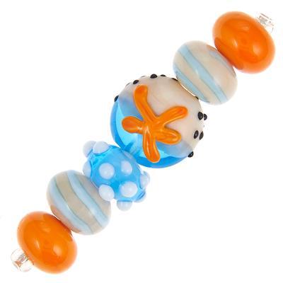 Sunny Beach Lampwork Bead Set - Goody Beads