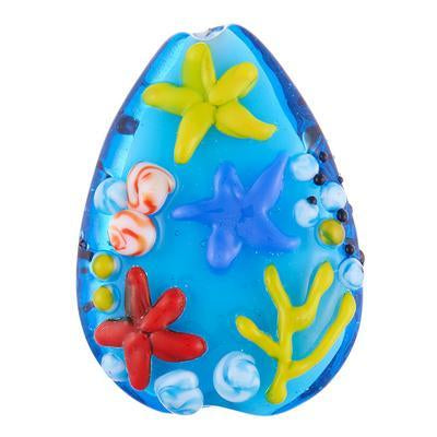 30mm Aquatic Scene Lampwork Focal Beads - Goody Beads