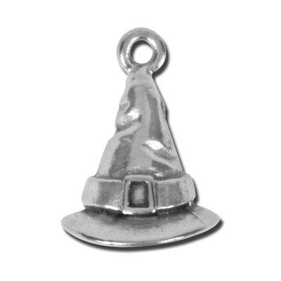 17mm Witch Hat Pewter Charm - Goody Beads