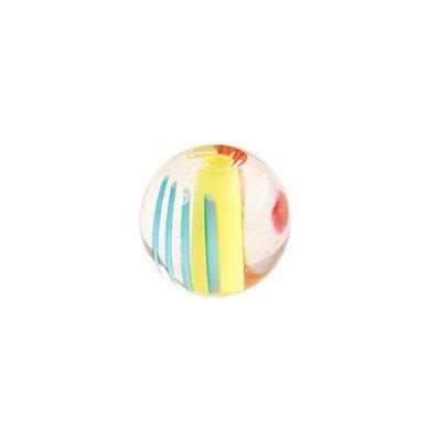 10mm Southwest Flair Cane Glass Beads Round - Goody Beads